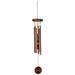 Woodstock Chimes Woodstock Chakra Chime - Seven Stones, Bronze Wood in Brown | 17 H x 3 W x 3 D in | Wayfair CC7BR