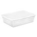 Sterilite 28 Quart Clear Plastic Stacking Storage Container Box w/Lid, 40 Pack - 23 x 16.25 x 6 inches