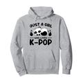just a girl who loves k-pop k-pop merch k-pop merch k-pop Pullover Hoodie