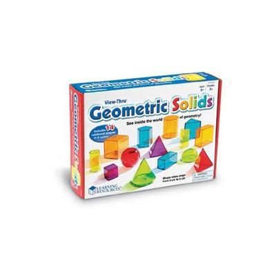 Learning Resources View-Thru Geometric Solids