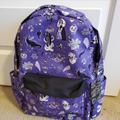 Disney Bags | Disney Loungefly Canvas Backpack.21322wdbk10481119. | Color: Black/Purple | Size: 17in 5 In 13 In.