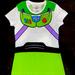 Disney Tops | Disney Pixar Toy Story Buzz Lightyear Womens T-Shirt Medium | Color: Green/White | Size: M