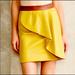 Anthropologie Skirts | Anthropologie Hd In Paris Lemon Petal Skirt Size 4 Nwot | Color: Brown/Yellow | Size: 4