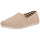 TOMS Herren Alpargata Heritage Canvas Flacher Slipper, Natürlich Ungefärbt, 42.5 EU