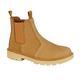 Grafters. Mens Safety Work Boots Tan Brown Leather Dealer Slip On Lightweight (16)