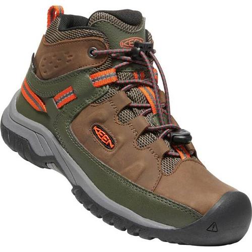 Kinder Multifunktionsstiefel TARGHEE MID WP Y-DARK EARTH/FOREST NIGHT, Größe 38 in Braun