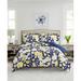 Aster Floral Yellow Ultra Soft Microfiber Reversible Comforter Set