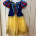 Disney Dresses | Disney Snow White Costume Halloween Dress | Color: Blue/Yellow | Size: Xxs 2-3