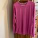 Nike Tops | Nike Dri-Fit Pink Long Sleeve Athletic Top Size Xl | Color: Pink | Size: Xl