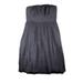 J. Crew Dresses | J. Crew Black Strapless Chiffon Silk Dress 2 | Color: Black | Size: 2