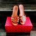 Tory Burch Shoes | Authentic Tory Burch Wedge Sandals Size 6 | Color: Brown/Tan | Size: 6