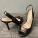 Michael Kors Shoes | Michael Kors Slingback Open Toe Heels (8.5) | Color: Gray/Silver | Size: 8.5