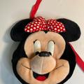 Disney Accessories | Disney Minnie Mouse Kids Backpack Plush | Color: Black/Red | Size: Os