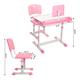 Kids Desks Height Adjustable Children Desk and Chair Set Sturdy Table