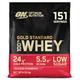 Optimum Nutrition Gold Standard 100% Whey Muscle Building and Recovery Protein Powder With Naturally Occurring Glutamine and BCAA Amino Acids, Delicious Strawberry Flavour, 151 Servings, 4.53 kg