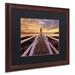 Trademark Fine Art 'Runway to the Sky' Framed Photographic Print on Canvas Canvas | 19.5 H x 23.5 W x 1.25 D in | Wayfair ALI3852-B1620BMF