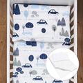 Baby Comfort 4 Piece Junior Bedding Set 150x120 cm Duvet and Pillow with Covers (Cars)