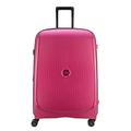 DELSEY PARIS - BELMONT PLUS - Slim Rigid Cabin Suitcase - 55x40x20 cm - 33 liters - S - Raspberry