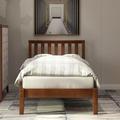 Red Barrel Studio® Wood Platform Bed w/ Headboard/Wood Slat Support Wood in Brown | 36.25 H x 42 W x 78 D in | Wayfair