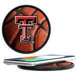 Texas Tech Red Raiders 10-Watt Basketball Design Wireless Charger