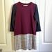 Madewell Dresses | Madewell Hi-Line Colorblocked Striped Dress Size Small | Color: Blue/Gray/Purple/Red | Size: S