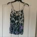 American Eagle Outfitters Tops | American Eagle Outfitters Floral Tank Top Xs Pretty Graduated Tone Floral Print. | Color: Blue/Green | Size: Xs