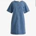 J. Crew Dresses | J. Crew Short Sleeve Denim Mini Dress 00. | Color: Blue | Size: 00