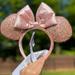 Disney Accessories | Disney Minnie Mouse Pink Rose Gold Sequence Disney Parks Mickey Ears | Color: Pink | Size: Os