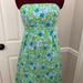 Lilly Pulitzer Dresses | Lilly Pulitzer Alligator Gator Print Strapless Dress Size 0 | Color: Blue/Pink | Size: 0