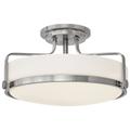 Harper 18" Wide Nickel 48W Ceiling Light by Hinkley Lighting