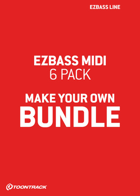 Toontrack EZbass MIDI 6 Pack Bundle