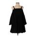 ASOS Casual Dress - Mini: Black Solid Dresses - Women's Size 2