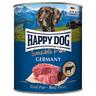 Happy Dog Sensible Pure 24 x 800 g Alimento umido per cani - Germania (Manzo)