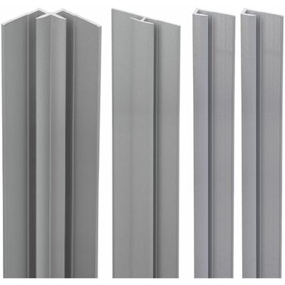 Schulte - Verkleidungsplatte DecoDesign Zubehörset von beinhaltet 2 Endprofile, 1 Eckverbinder in Image