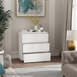 Kerrogee Modern 3-Drawer Wooden Chest