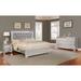 Bella Esprit 3 Pieces Bedroom Set, Queen Upholstered, Crystal in Gray | 55 H x 63 W x 84.72 D in | Wayfair E52379Q-3PC