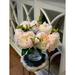 Primrue Peony Floral Arrangement in Vase Polysilk, Glass | 14 H x 14 W x 14 D in | Wayfair 530FD32BA53C4C45B6B9814663D7CEAC