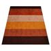 Brown/Orange 144 x 108 x 0.75 in Area Rug - Latitude Run® Handloom Knotted Contemporary Multicolor Area Rug 1219JAJ | Wayfair
