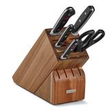 WÜSTHOF Classic 6-Piece Starter Block Set High Carbon Stainless Steel in Black/Brown/Gray | Wayfair 1090170606