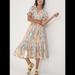 Anthropologie Dresses | Anthropologie Nancy Print Maxi Dress | Color: Cream/Yellow | Size: S