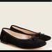 J. Crew Shoes | Jcrew Zoe Suede Black Ballet Flats | Color: Black | Size: 6