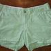 Columbia Shorts | Columbia Super Soft Cotton Shorts 4 " Inseam Sz 10 Mint Green | Color: Green | Size: 10