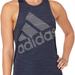 Adidas Tops | Adidas Badge Of Sport Training Tank 'Legend Ink' Size Small | Color: Blue | Size: S