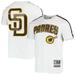Men's Pro Standard White/ San Diego Padres Taping T-Shirt