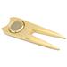 Gold Lawrence Technological University Blue Devils Golf Divot Repair Tool