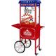 Royal Catering - Machine à Popcorn Appareil Pop Corn Professionnel usa Rouge Chariot 1600w Neuf