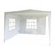 Pavillon 3x3x2,5 m weiss inkl. 2 Seitenteile Gartenpavillon Gartenzelt - Trendline