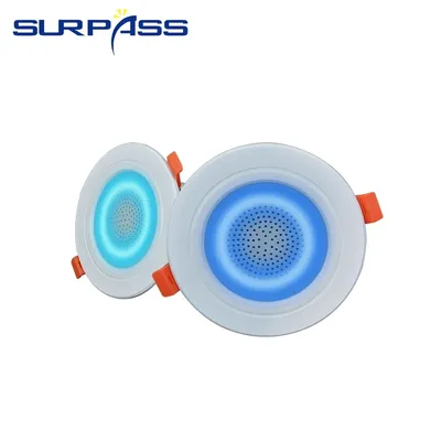 Haut-parleur de plafond Bluetooth avec télécommande lampe de haut-parleur LED gamme complète