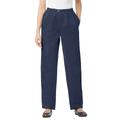 Plus Size Women's 7-Day Straight-Leg Jean by Woman Within in Navy (Size 40 W) Pant