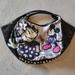 Disney Bags | Disney Couture Large Minnie Mickey Hobo Bag Purse | Color: Black/Silver | Size: Os